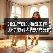 狗生产前的准备工作（为你的爱犬做好充分的准备）(图4)