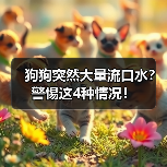 狗狗突然大量流口水？警惕这4种情况！ - 新生家伴