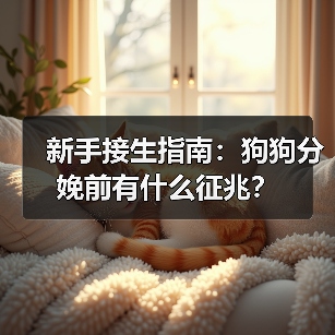 新手接生指南：狗狗分娩前有什么征兆？(图3)