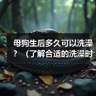 母狗生后多久可以洗澡？（了解合适的洗澡时间对母狗的重要性）(图4)