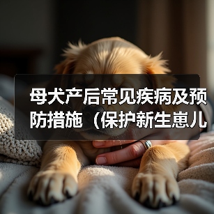 母犬产后常见疾病及预防措施（保护新生崽儿的健康，关键是关注母犬的健康）(图4)
