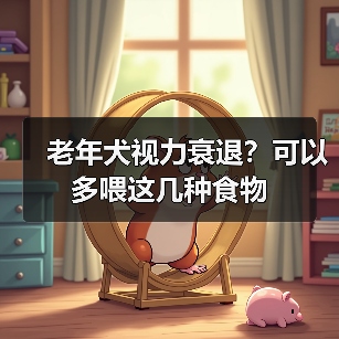 老年犬视力衰退？可以多喂这几种食物