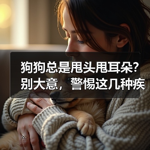 狗狗总是甩头甩耳朵？别大意，警惕这几种疾