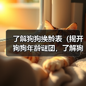 了解狗狗换龄表(揭开狗狗年龄谜团,了解狗狗年龄相当于人类年龄的关键)(图1) 了解狗狗换龄表(揭开狗狗年龄谜团,了解狗狗年龄相当于人类年龄的关键)(图1)