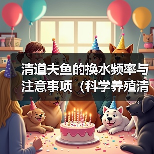 清道夫鱼的换水频率与注意事项（科学养殖清道夫鱼，合理调控换水频率）(图4)