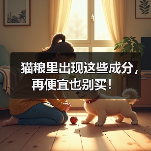 猫粮里出现这些成分，再便宜也别买！(图1)