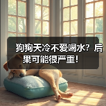 狗狗天冷不爱喝水?后果可能很严重!(图4) 狗狗天冷不爱喝水?后果可能很严重!(图4)