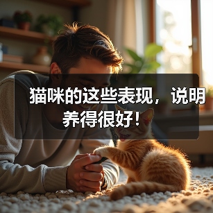 猫咪的这些表现，说明养得很好！(图1)