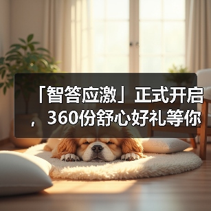 「智答应激」正式开启，360份舒心好礼等你赢！(图3)