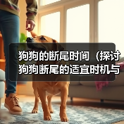 狗狗的断尾时间（探讨狗狗断尾的适宜时机与注意事项）(图2)