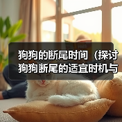狗狗的断尾时间（探讨狗狗断尾的适宜时机与注意事项）(图1)