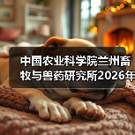 中国农业科学院兰州畜牧与兽药研究所2026年度招聘公示(图4) 中国农业科学院兰州畜牧与兽药研究所2026年度招聘公示(图4)