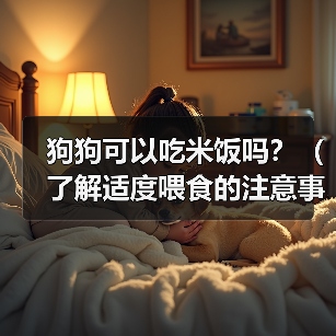狗狗可以吃米饭吗？（了解适度喂食的注意事项和禁忌）(图3)