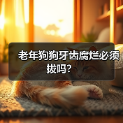 老年狗狗牙齿腐烂必须拔吗？ - 新生家伴