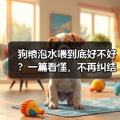 狗粮泡水喂到底好不好?一篇看懂,不再纠结(图2) 狗粮泡水喂到底好不好?一篇看懂,不再纠结(图2)