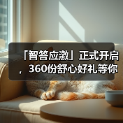 「智答应激」正式开启，360份舒心好礼等你赢！(图2)