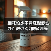 猫咪怕水不肯洗澡怎么办？教你3步脱敏训练 - 新生家伴