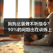 狗狗总装聋不听指令？90%的问题出在训练上 - 新生家伴