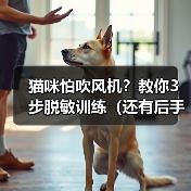 猫咪怕吹风机?教你3步脱敏训练(还有后手!)(图2) 猫咪怕吹风机?教你3步脱敏训练(还有后手!)(图2)
