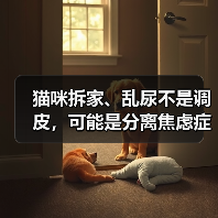 猫咪拆家、乱尿不是调皮,可能是分离焦虑症!(图3) 猫咪拆家、乱尿不是调皮,可能是分离焦虑症!(图3)