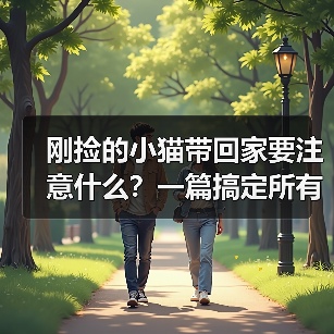 刚捡的小猫带回家要注意什么？一篇搞定所有难题 - 新生家伴