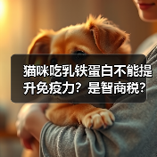 猫咪吃乳铁蛋白不能提升免疫力?是智商税?(图3) 猫咪吃乳铁蛋白不能提升免疫力?是智商税?(图3)