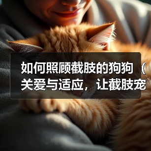 如何照顾截肢的狗狗（关爱与适应，让截肢宠物重拾幸福生活） - 新生家伴