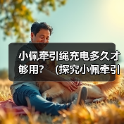 小佩牵引绳充电多久才够用?(探究小佩牵引绳的充电需求及使用时长)(图3) 小佩牵引绳充电多久才够用?(探究小佩牵引绳的充电需求及使用时长)(图3)