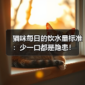 猫咪每日的饮水量标准：少一口都是隐患！(图4)