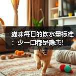 猫咪每日的饮水量标准：少一口都是隐患！ - 新生家伴