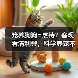 笼养狗狗=虐待？客观看清利弊，科学养宠不踩坑 - 新生家伴
