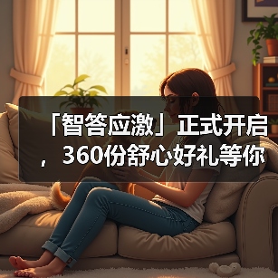 「智答应激」正式开启，360份舒心好礼等你赢！ - 新生家伴