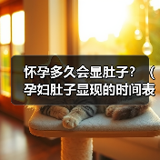 怀孕多久会显肚子？（孕妇肚子显现的时间表）(图4)