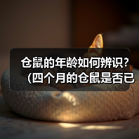 仓鼠的年龄如何辨识？（四个月的仓鼠是否已是成年？） - 新生家伴