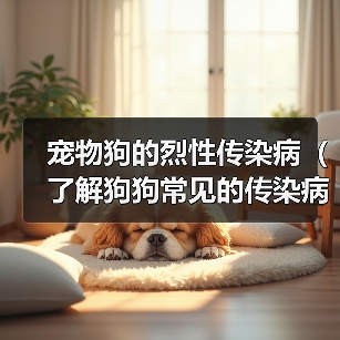 宠物狗的烈性传染病（了解狗狗常见的传染病，保护你的毛茸伙伴）(图2)