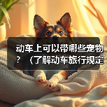 动车上可以带哪些宠物?(了解动车旅行规定,带上合适的宠物与你共享旅途)(图2) 动车上可以带哪些宠物?(了解动车旅行规定,带上合适的宠物与你共享旅途)(图2)