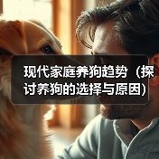 现代家庭养狗趋势(探讨养狗的选择与原因)(图2) 现代家庭养狗趋势(探讨养狗的选择与原因)(图2)