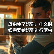 母狗生了奶狗，什么时候需要给奶狗进行驱虫？（驱虫时间的重要性 - 新生家伴
