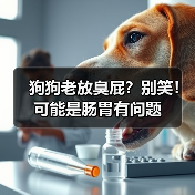 狗狗老放臭屁？别笑！可能是肠胃有问题(图2)