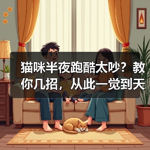 猫咪半夜跑酷太吵?教你几招,从此一觉到天亮!(图3) 猫咪半夜跑酷太吵?教你几招,从此一觉到天亮!(图3)