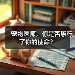 宠物医师，你是否履行了你的使命？ - 新生家伴
