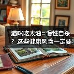 猫咪吃太油=慢性自杀？这些健康风险一定要警惕！ - 新生家伴
