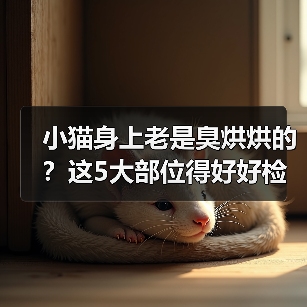 小猫身上老是臭烘烘的?这5大部位得好好检查!(图4) 小猫身上老是臭烘烘的?这5大部位得好好检查!(图4)