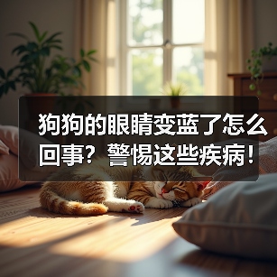 狗狗的眼睛变蓝了怎么回事？警惕这些疾病！ - 新生家伴