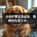 合格铲屎官测试表，看看你有多少分~(图3)