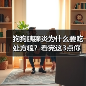 狗狗胰腺炎为什么要吃处方粮？看完这3点你就懂了(图2)