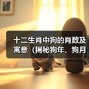 十二生肖中狗的肖数及寓意（揭秘狗年、狗月、狗日等狗相关的生肖 - 新生家伴