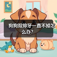 狗狗双排牙一直不掉怎么办?(图2) 狗狗双排牙一直不掉怎么办?(图2)