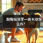 狗狗双排牙一直不掉怎么办?(图4) 狗狗双排牙一直不掉怎么办?(图4)