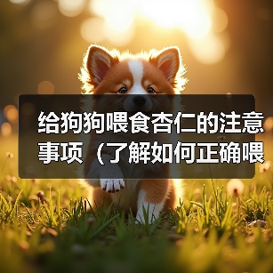 给狗狗喂食杏仁的注意事项(了解如何正确喂食杏仁,确保狗狗的健康)(图4) 给狗狗喂食杏仁的注意事项(了解如何正确喂食杏仁,确保狗狗的健康)(图4)